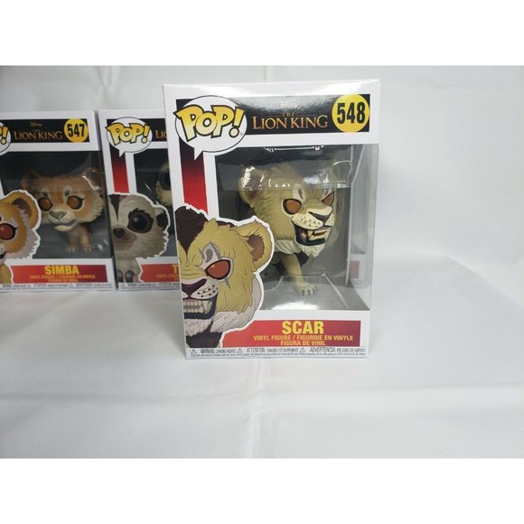 Lion King Funko Pop Bundle - Rafiki, Scar, Timon, Simba - Picture 7 of 10